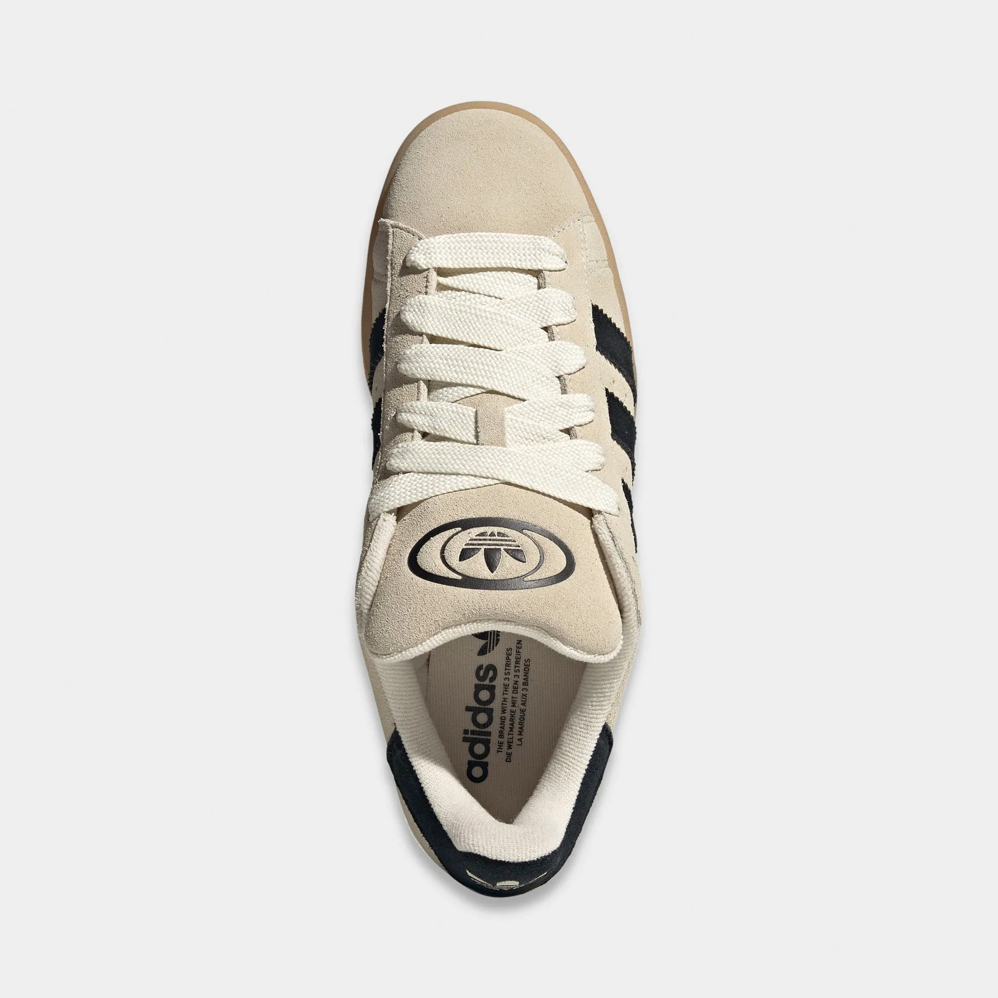 lightweight foam Form Fitting adidas Campus 00s Gum / White - Black