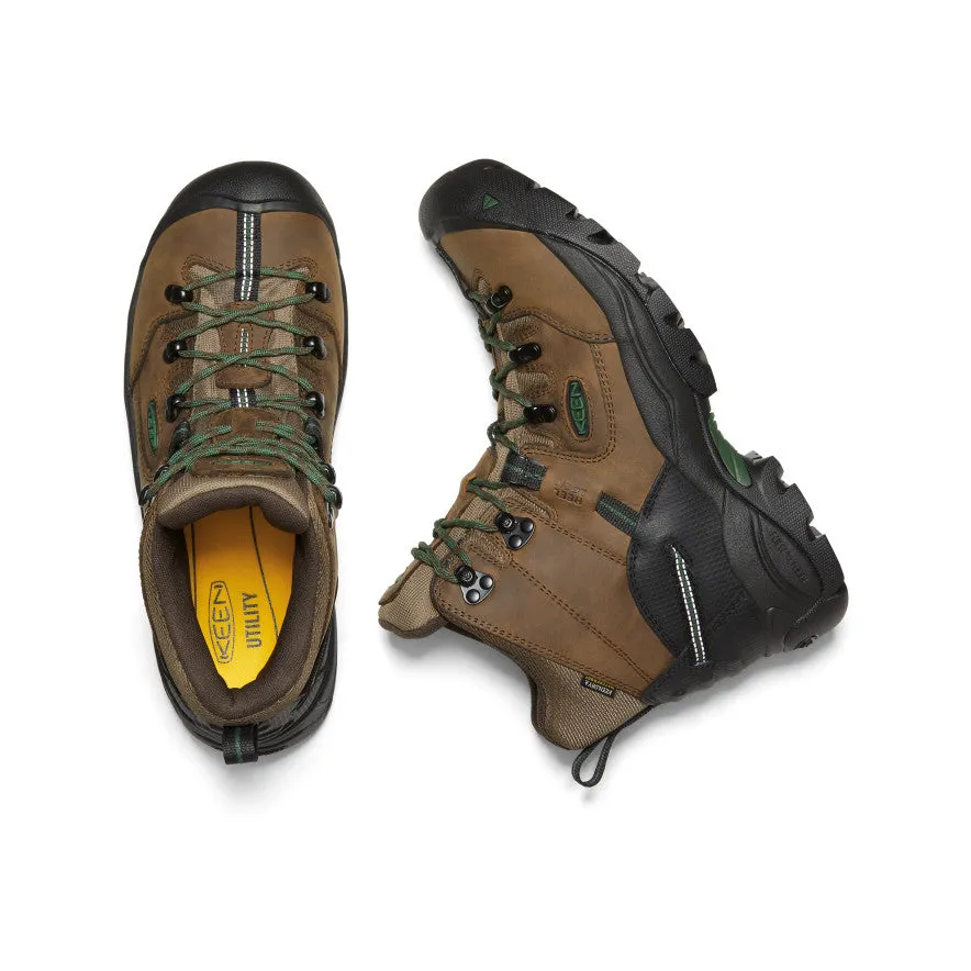 Men's Pittsburgh Energy 6" Waterproof Boot (Soft Toe)  |  Cascade Brown/Greener Pastures Boosted flair Cushioned durability