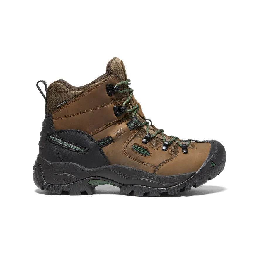 Men's Pittsburgh Energy 6" Waterproof Boot (Soft Toe)  |  Cascade Brown/Greener Pastures elegant user material - type
