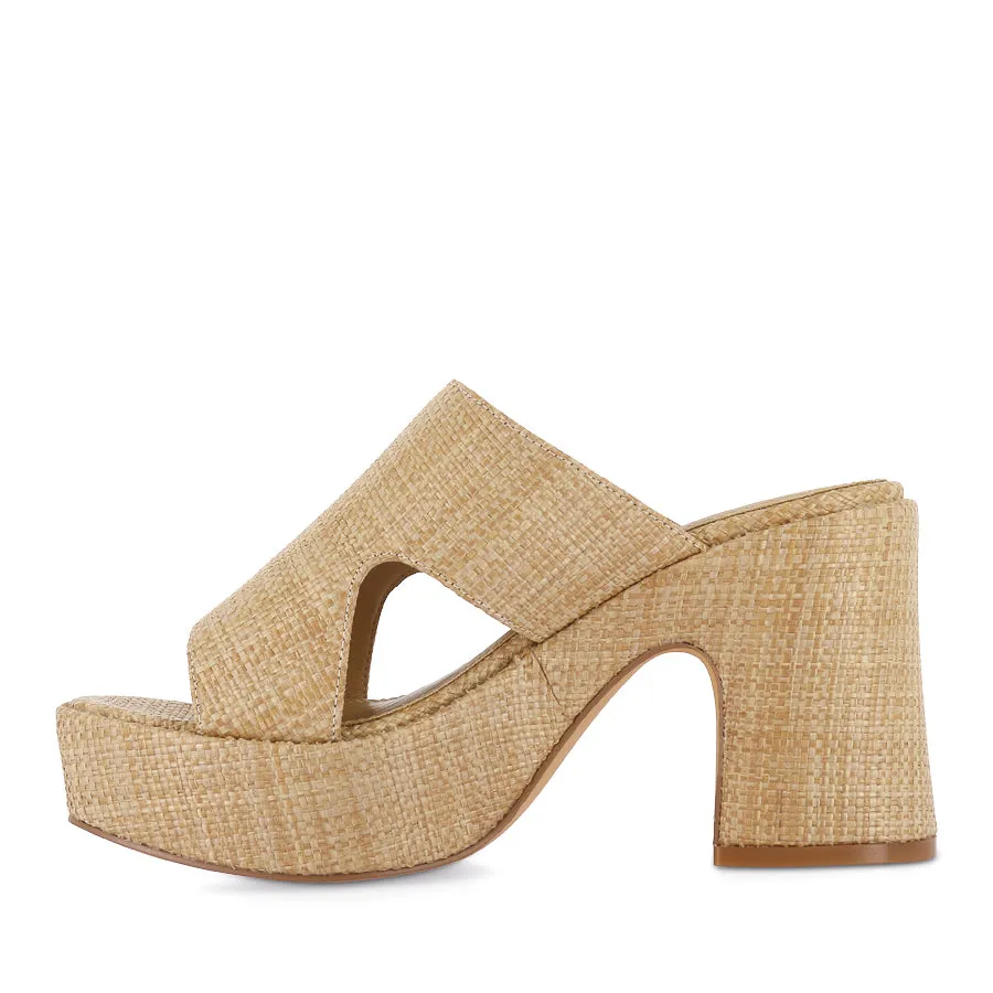 MILKY - NATURAL RAFFIA Cloud Comfort Footwear Harbor Pier