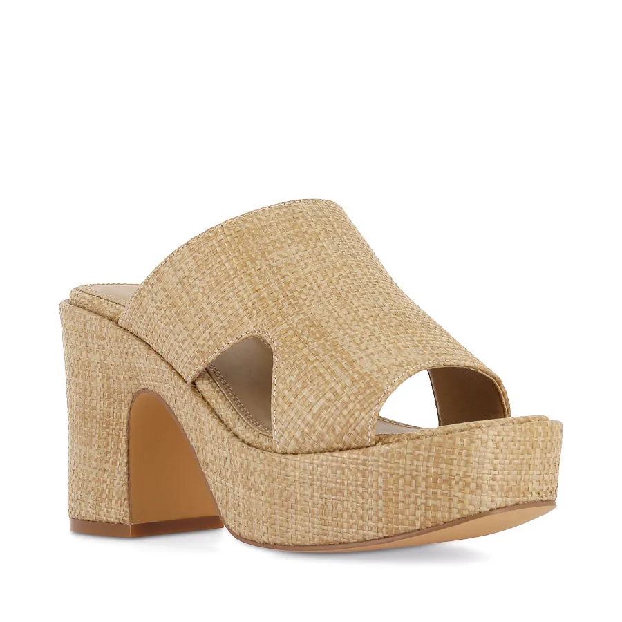 MILKY - NATURAL RAFFIA Daylong Comfort Footwear
