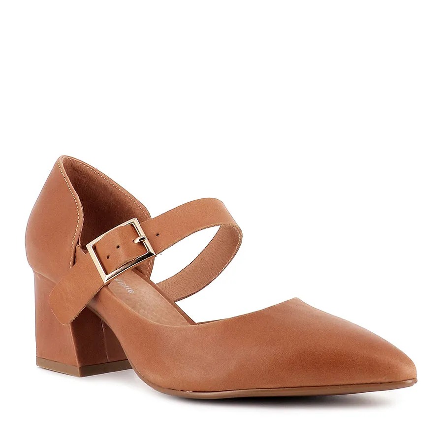 Air Cool Packable Shoe Design MILLING - TAN LEATHER