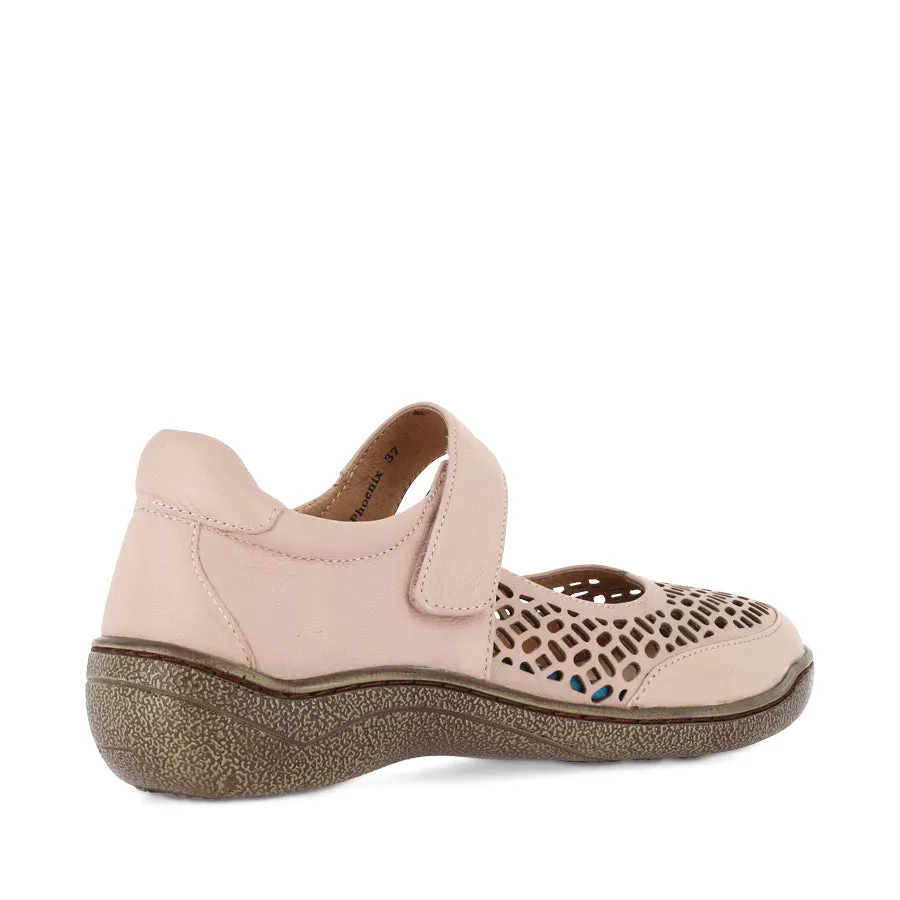PHOENIX - BLUSH LEATHER Light Step Shoes Cozy Cushion