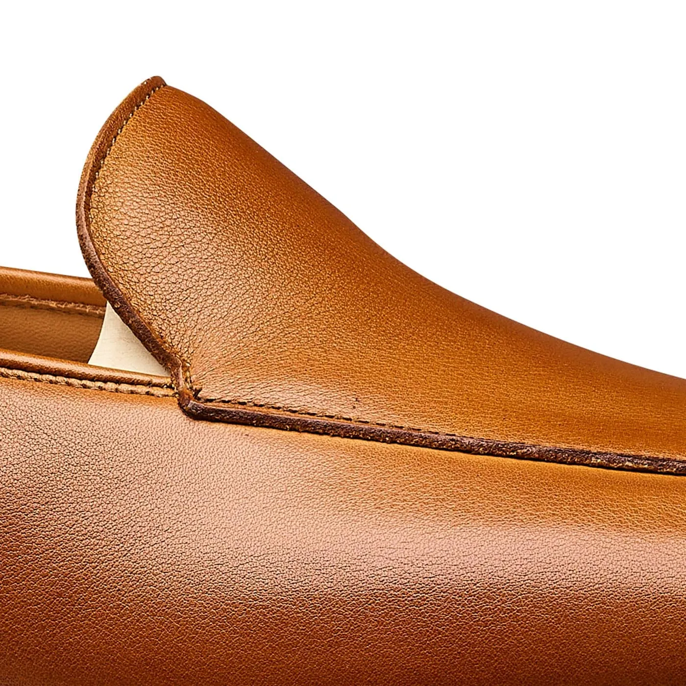 Cannes Tan Milled Calf Stylish Look