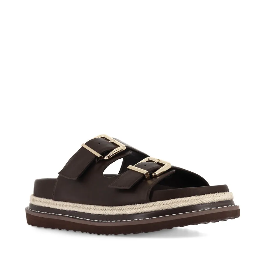 Beach Ready Slides ALDER - CHOCOLATE