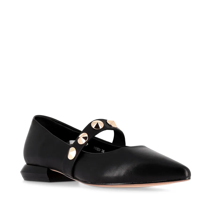 REED - BLACK LEATHER Ship Step