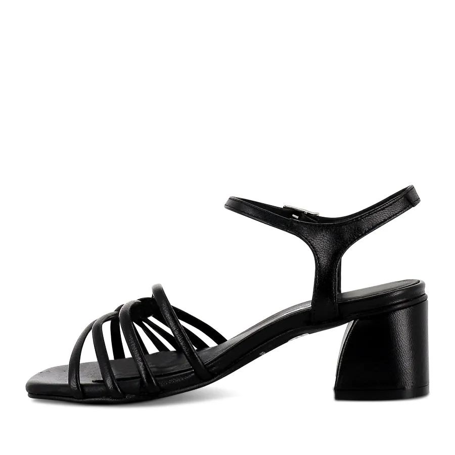 Main Street CARLY - BLACK LEATHER