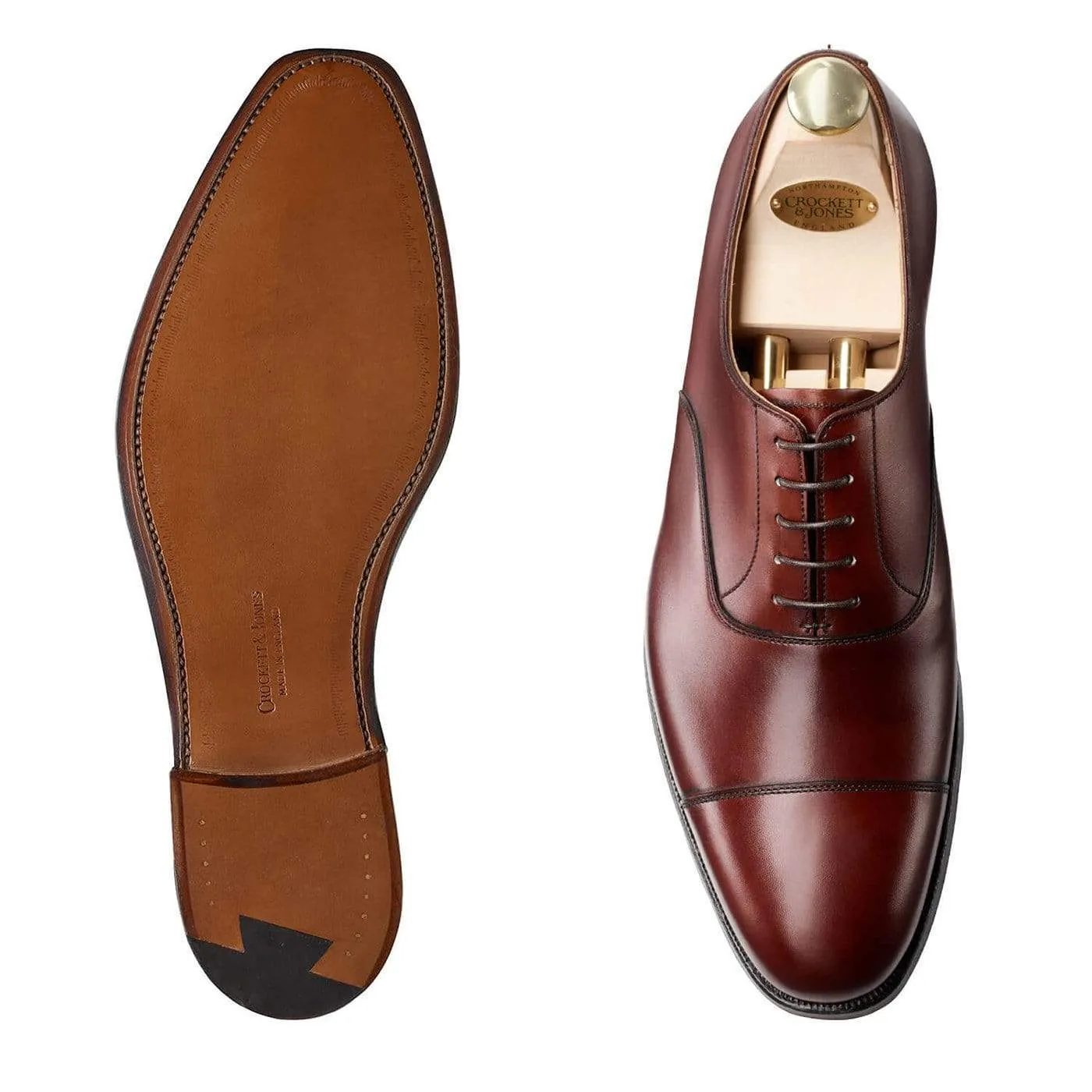 Corporate Oxfords Dorset 2 Chestnut Burnished Calf