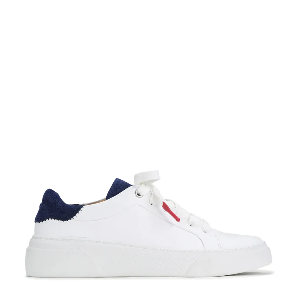 Rigidity to Flex Ratio Innovation Minted Leather Sneakers