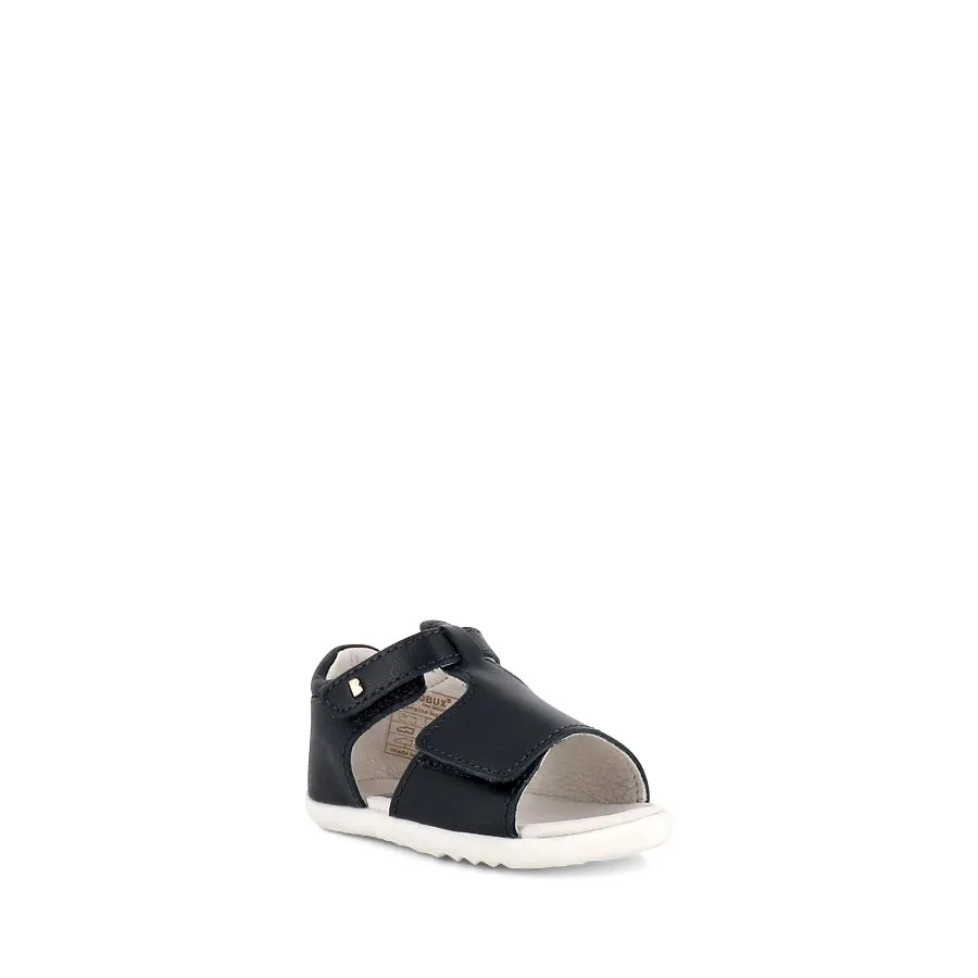 MIRROR STEP UP - NAVY LEATHER Cool Texture Wear Anywhere