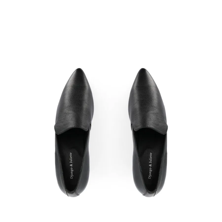 MISSIES - BLACK LEATHER Trendy Appeal