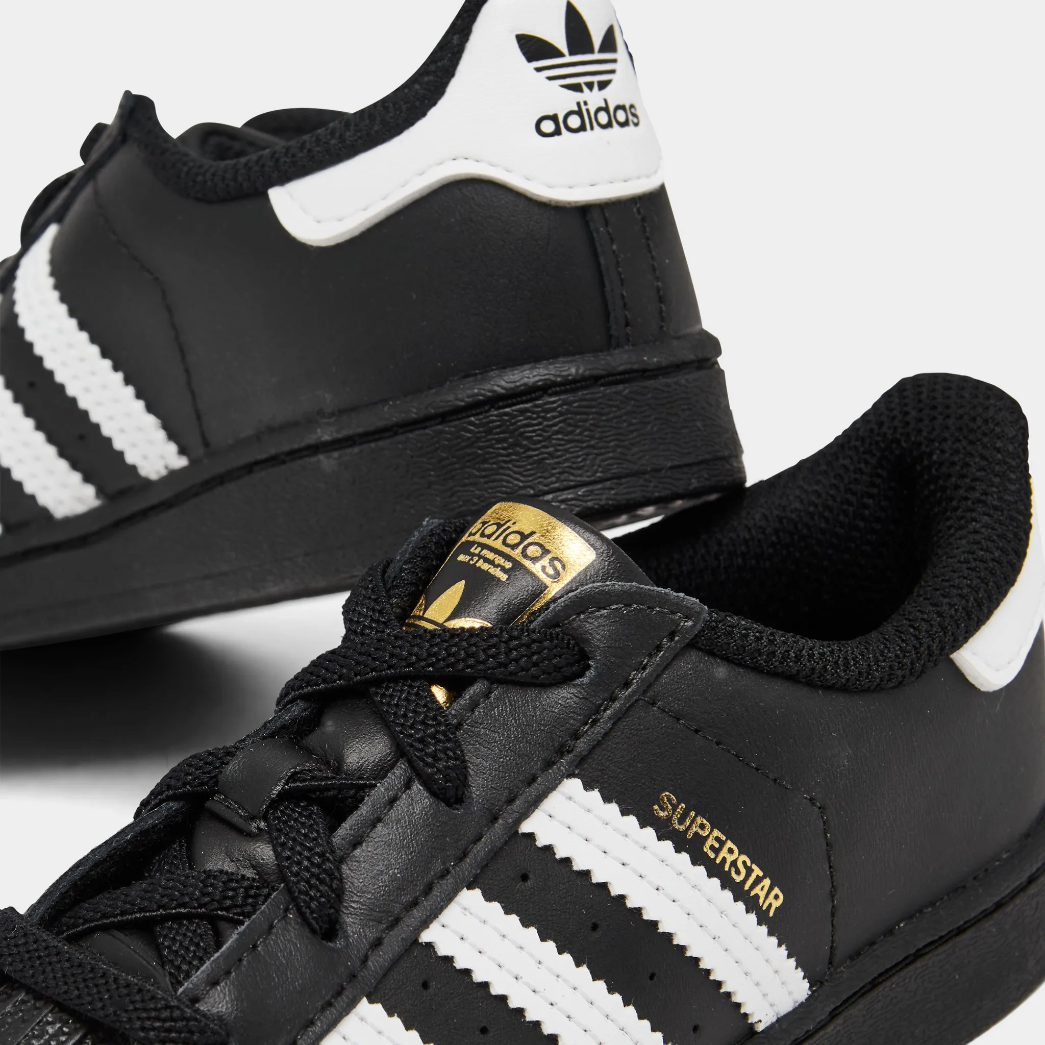 adidas Originals Infants' Superstar El Core Black / Ftwr White - Core Black Inner Power Stability Boost