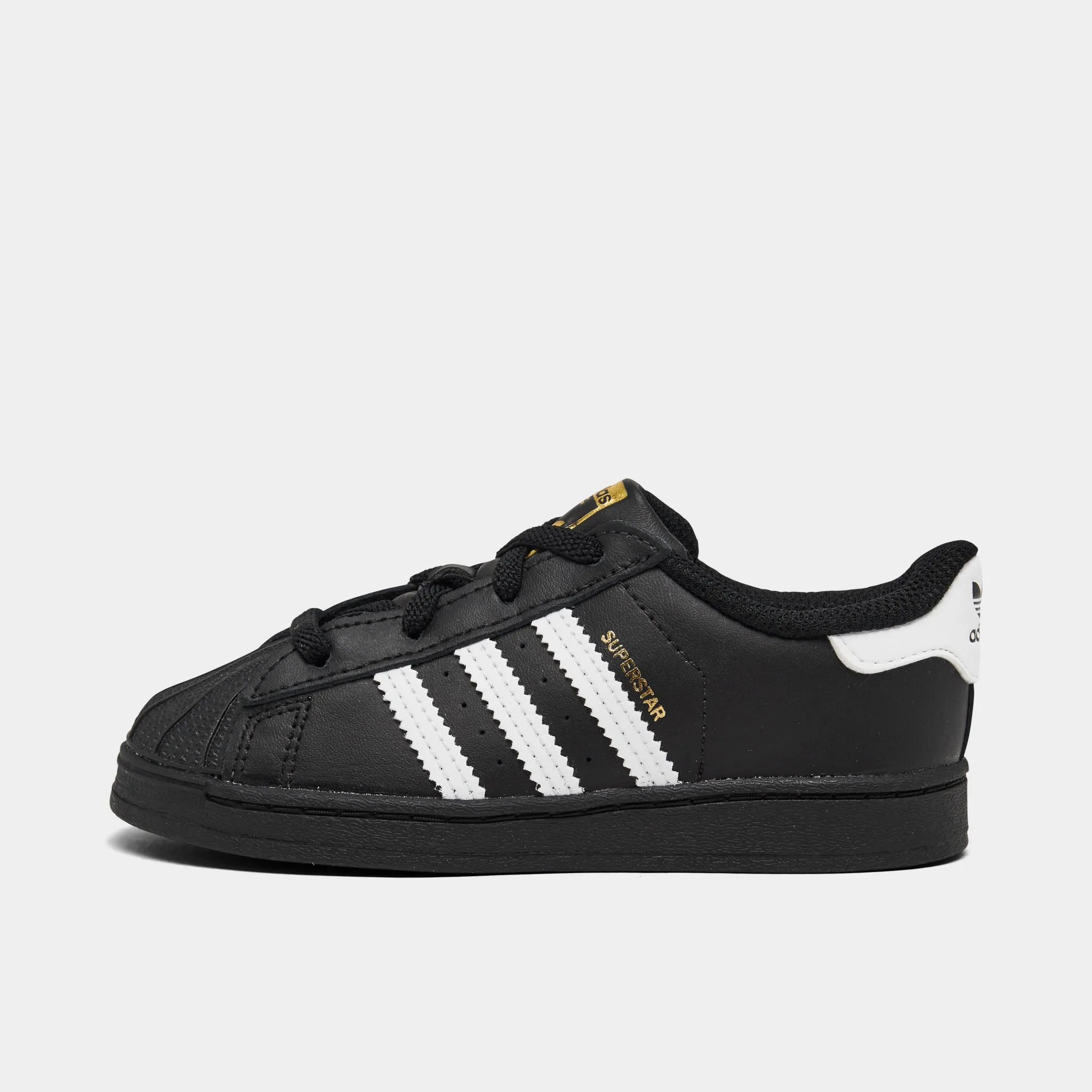 adidas Originals Infants' Superstar El Core Black / Ftwr White - Core Black Supportive Fit Quick lacing