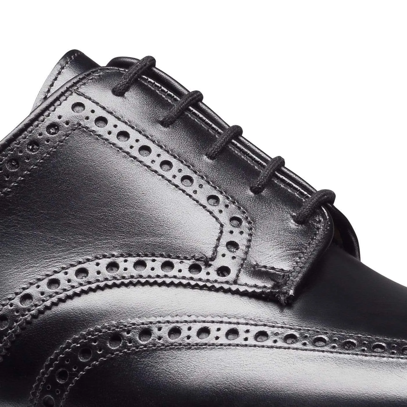 Swansea Black Calf Soft Pace Sole Clear