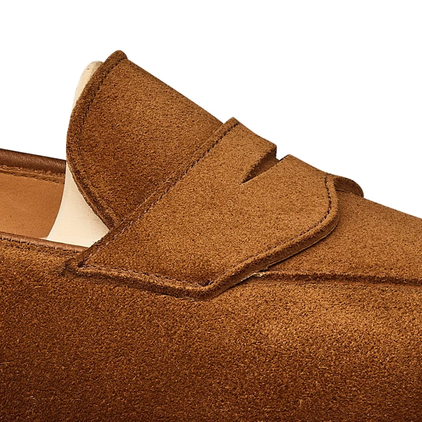Light Weight Slip Resistant Nice Tobacco Calf Suede
