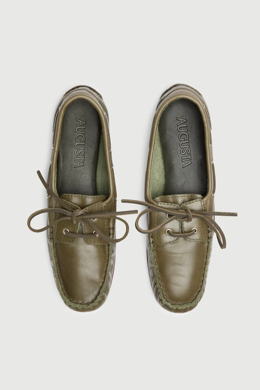 True Firm Timeless Fit Ivy loafers in Khaki Leather