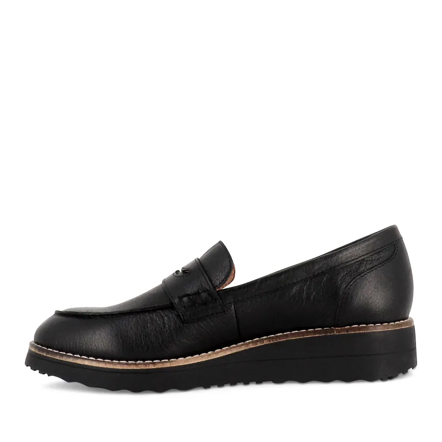 Timeless Look OLEY - BLACK BLACK LEATHER