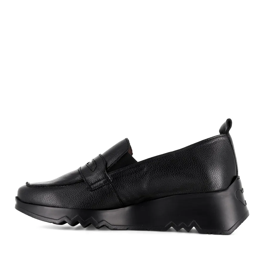 Streetwear Look EVELYN E-6712 - BLACK BLACK LEATHER