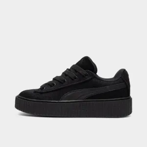 FENTY x PUMA Women's Creeper Phatty Corduroy Black / Gold Step Smooth