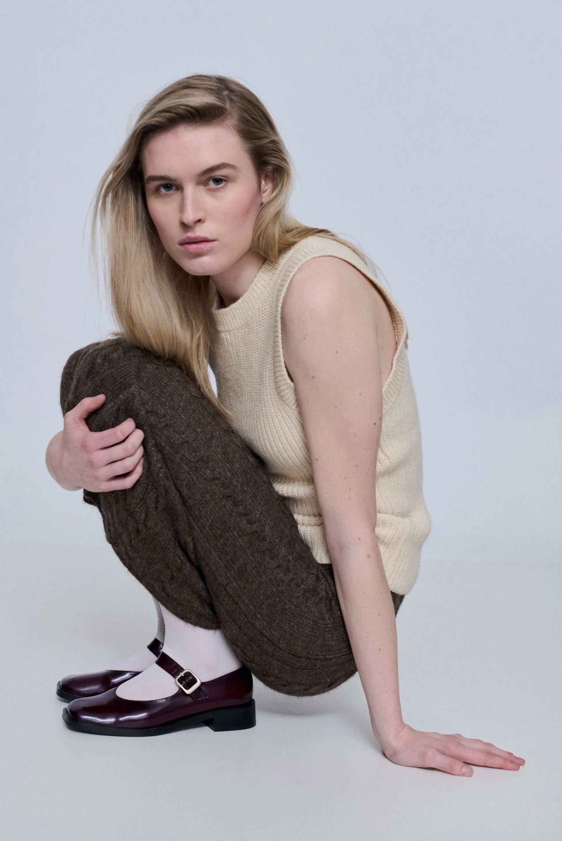 Comfort Padding Wide Range Of Use Gia Mary Janes in Burgundy Leather