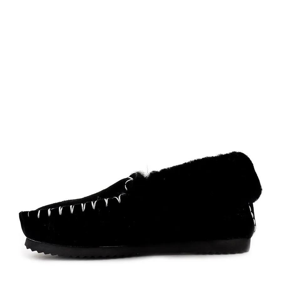 MOLLY - BLACK Knit Material foam sole
