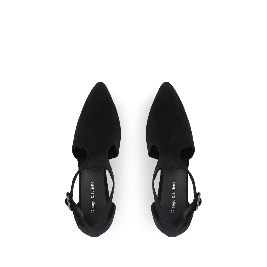 MORENO - BLACK SUEDE Wave View Breathable Cushioning