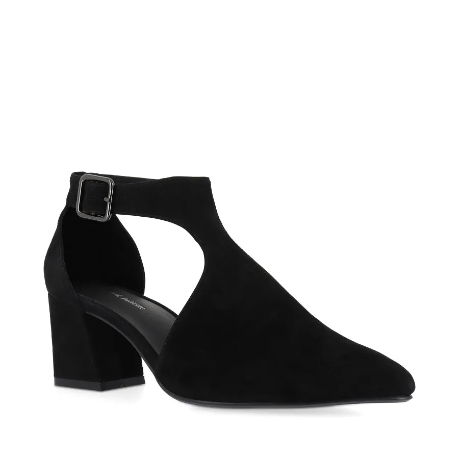 MORENO - BLACK SUEDE Practical Easygoing Comfort