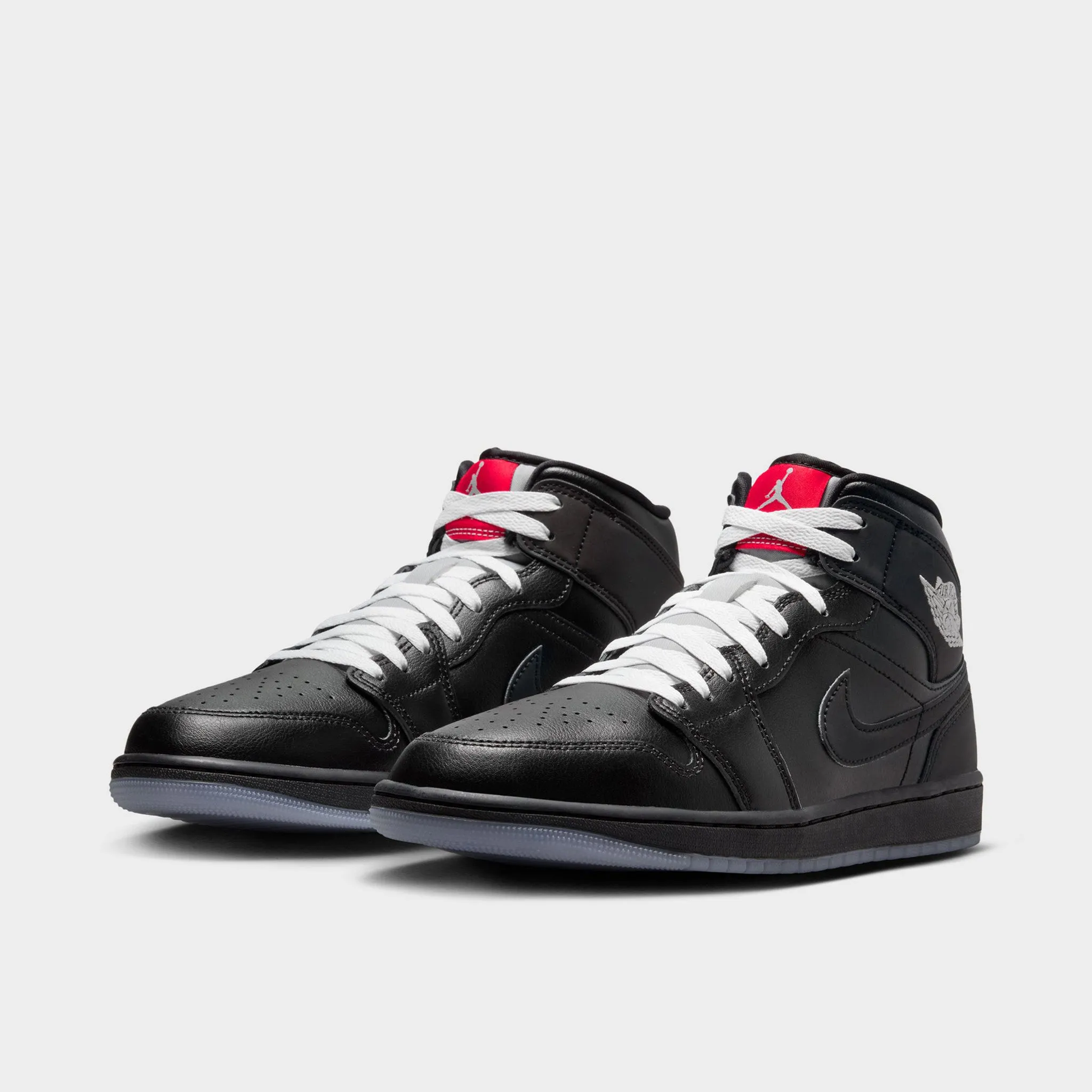 Jordan 1 Mid SE Black / Black - White Micro Groove Flex Points
