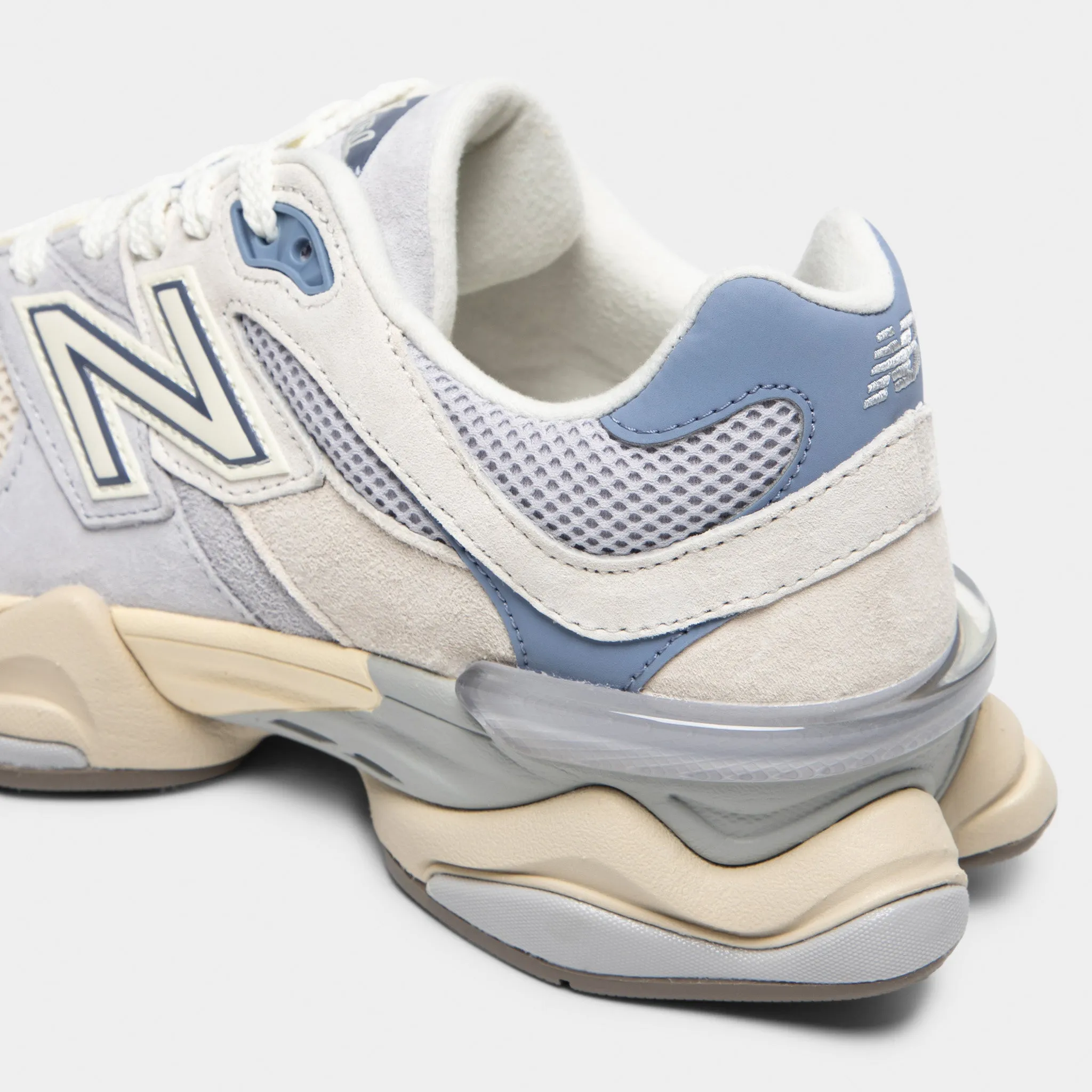 Round - toe Odor-resistant New Balance 9060 Pearl Grey / Linen