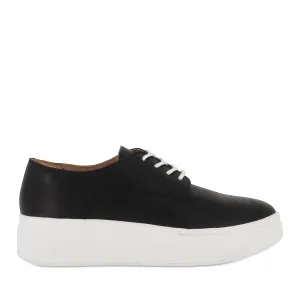 Light Arch DERBY CITY LACEUP - BLACK LEATHER