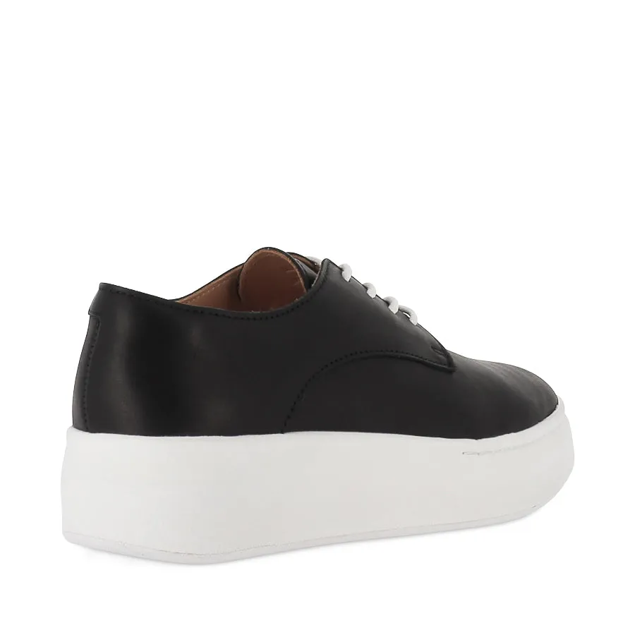 Cloud Soft DERBY CITY LACEUP - BLACK LEATHER