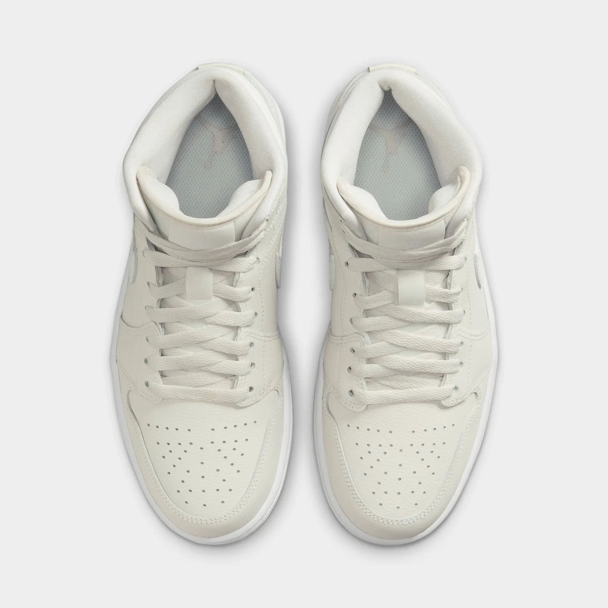 Jordan Women's 1 Mid Phantom / White - Gum Long Wear Anti Skid