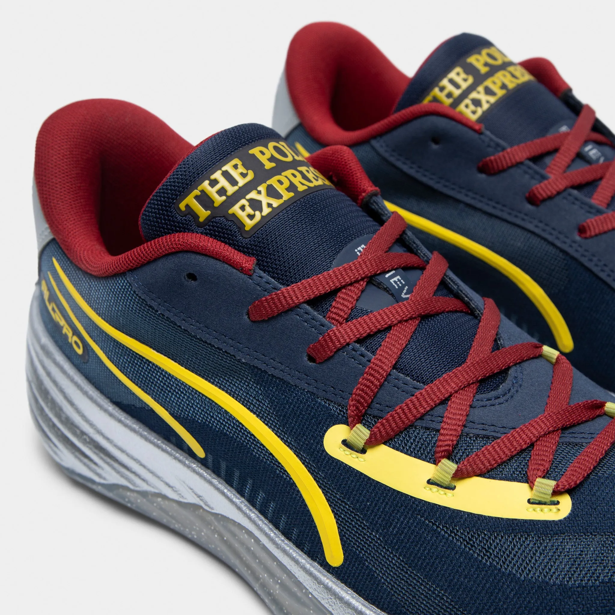 PUMA All-Pro NITRO Club Navy / Intense Red Multi Directional Flex Grooves Trend-setting sole