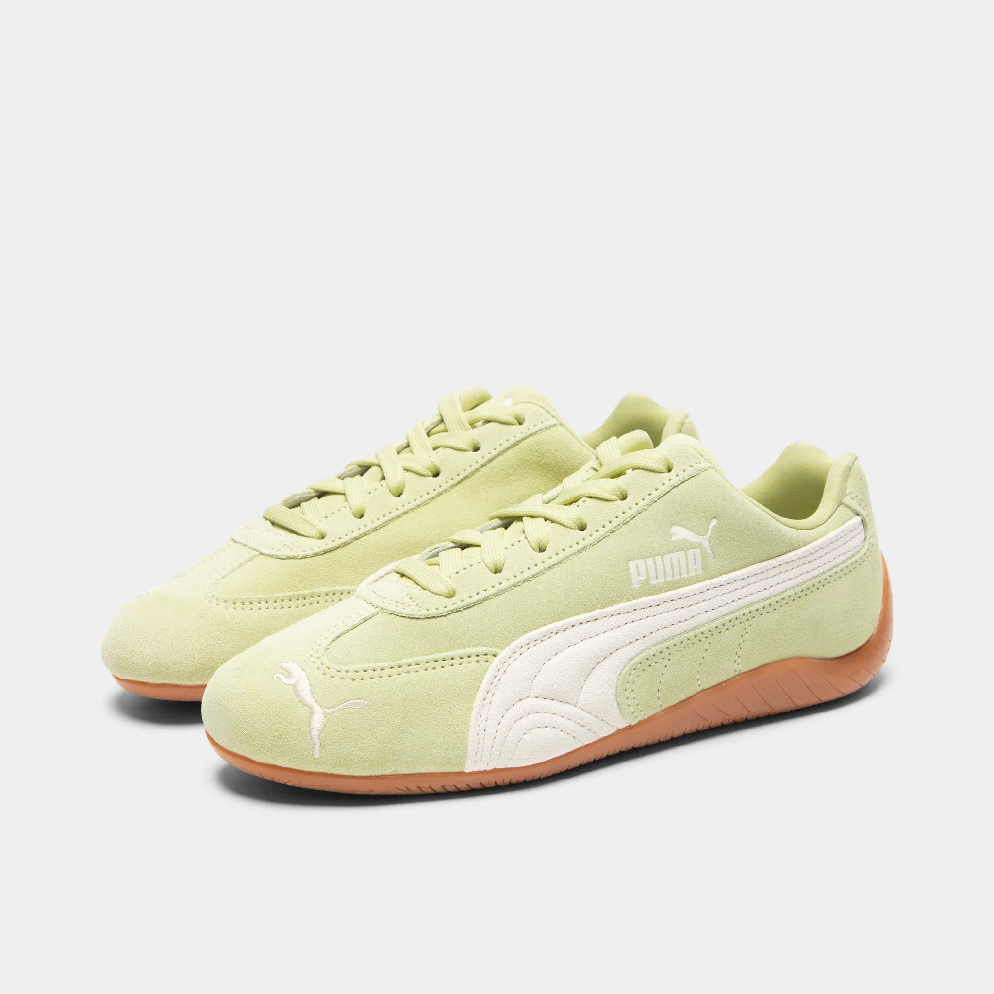 PUMA Women's Speedcat OG Pistachio Green / Warm White Daily Walking Quick Drying Interior