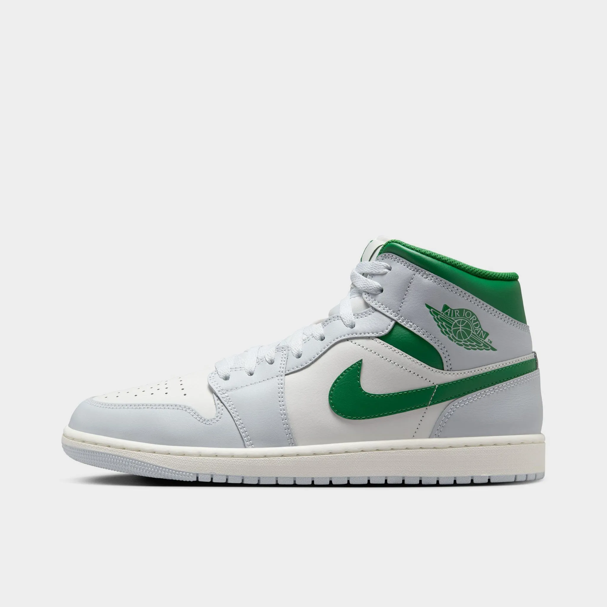 Hygienic Footbed Coating Jordan 1 Mid Summit White / Pine Green - Pure Platinum