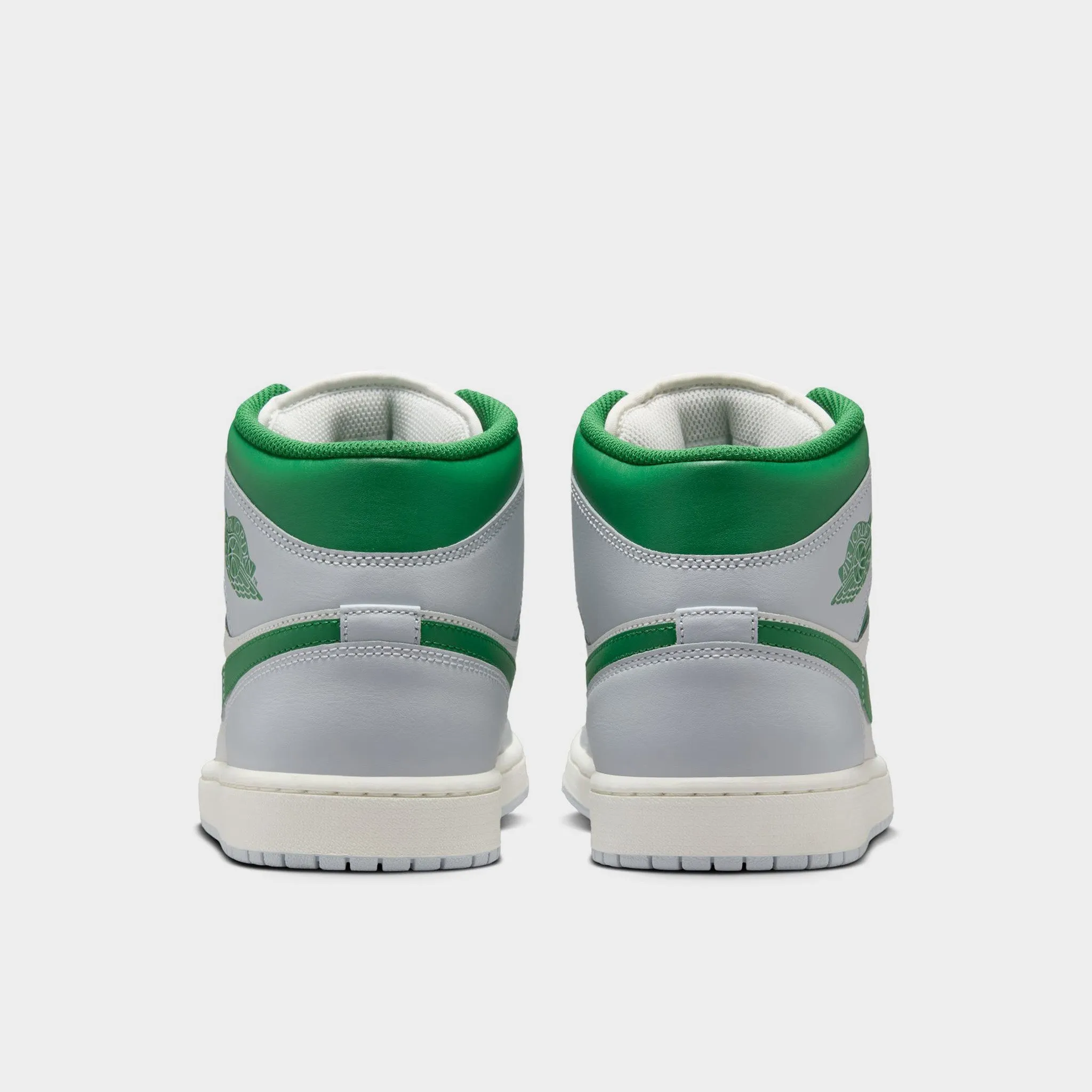 Jordan 1 Mid Summit White / Pine Green - Pure Platinum Comfort Insole Energy Return Technology
