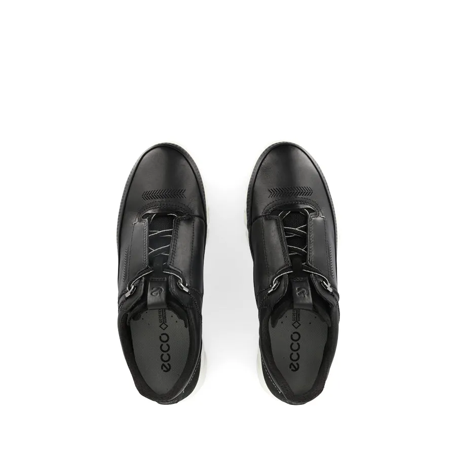 Handcrafted Stitching Comfort Outsole MULTI-VENT W - BLACK/WHITE LEATHER