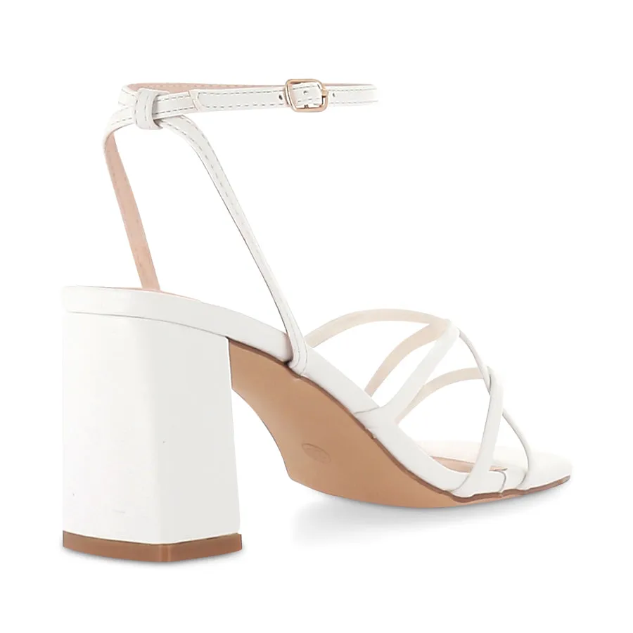 art show Comfort Straps NAKITA - WHITE