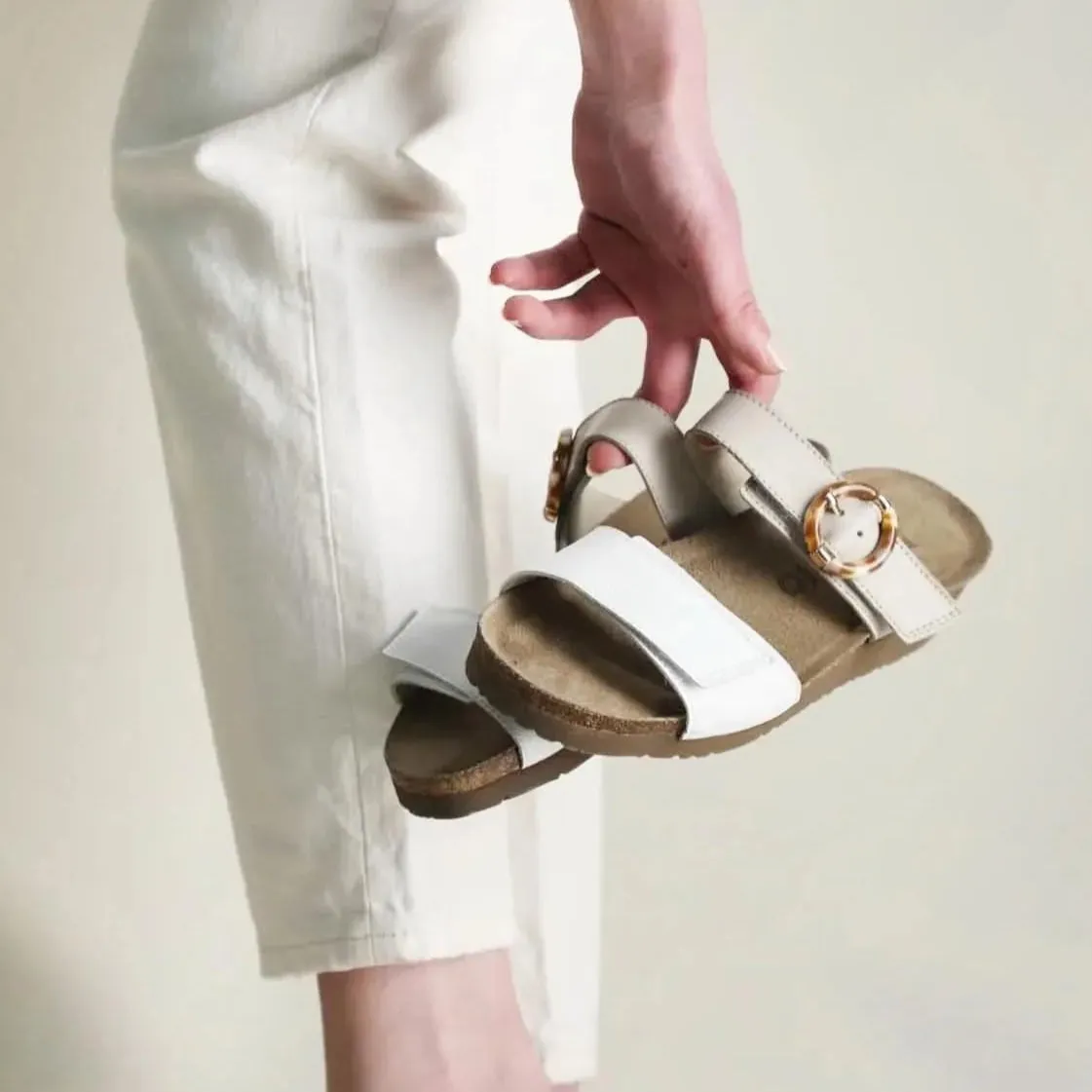 NAOT ANABEL - WHITE MULTI Leather Touch