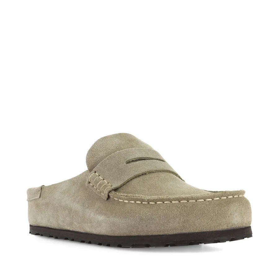 NAPLES WRAPPED NARROW - TAUPE SUEDE Morning Stroll easy move