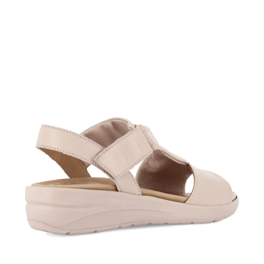 NAZLY 2 XW - NUDE LEATHER Trendy And Comfortable Sandal Accessories