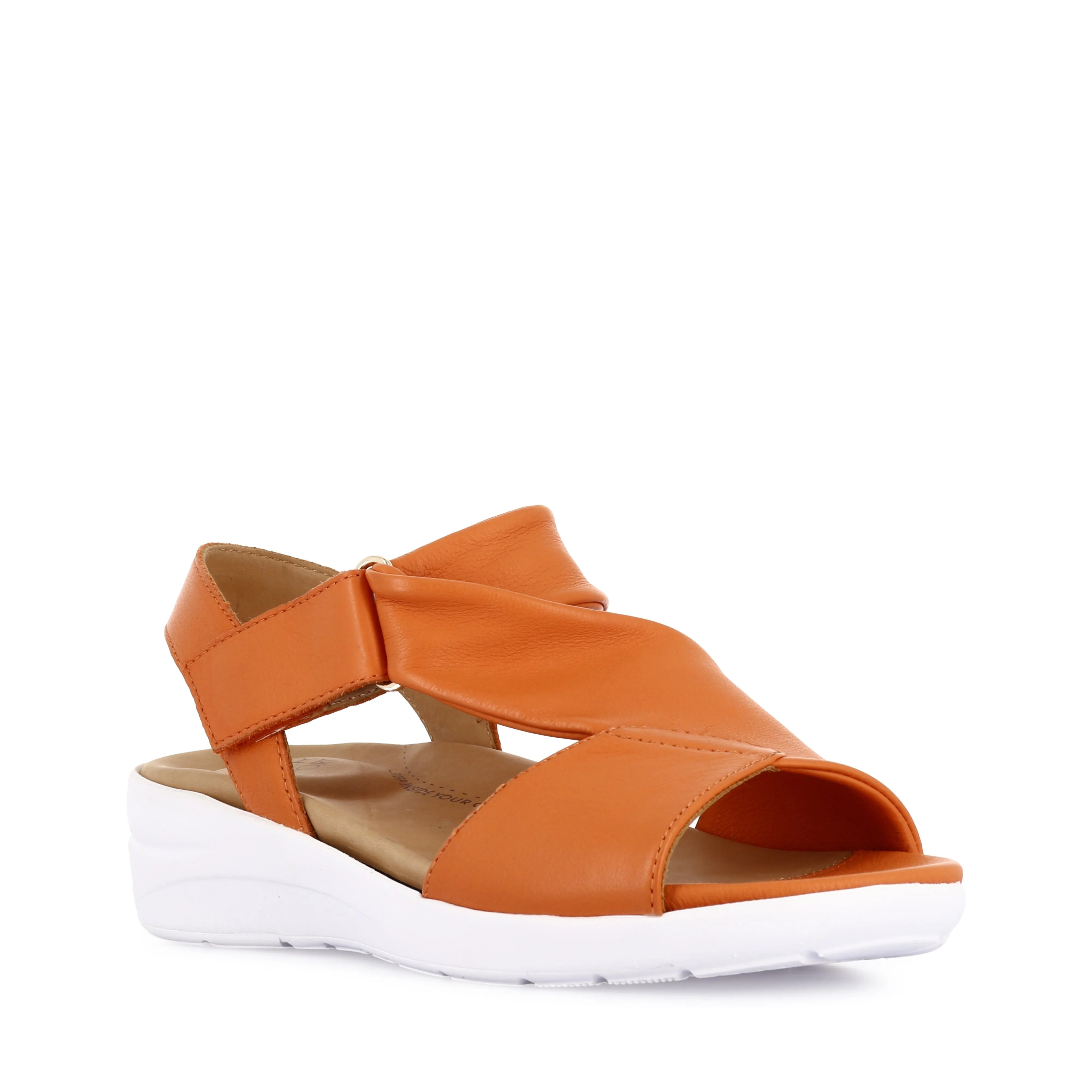 Urban Stroll Eva Midsole NAZLY 2 XW - ORANGE LEATHER
