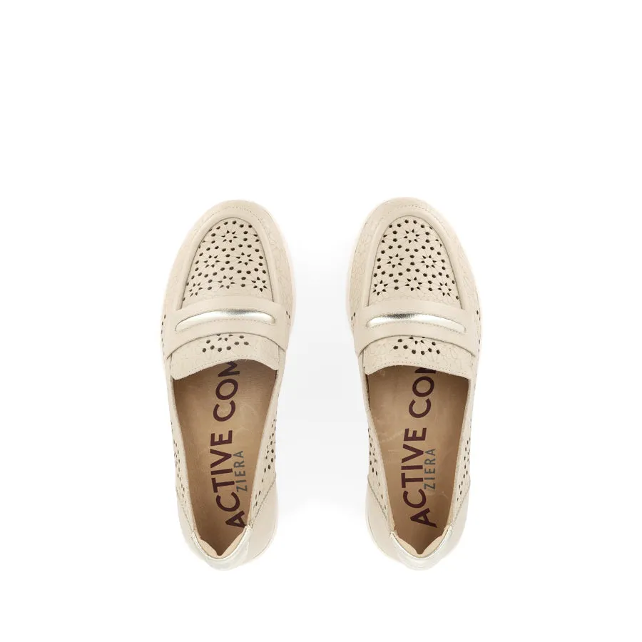 Durable Slip-ons Arch Love NERRIDA W - ALMOND-PALE GOLD LEATHER