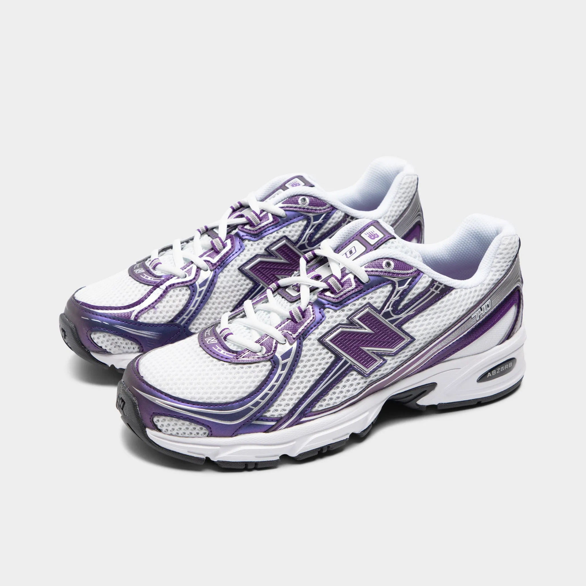 Move Smooth Pressure Dispersing Footbed New Balance 740 White / Concord Grape