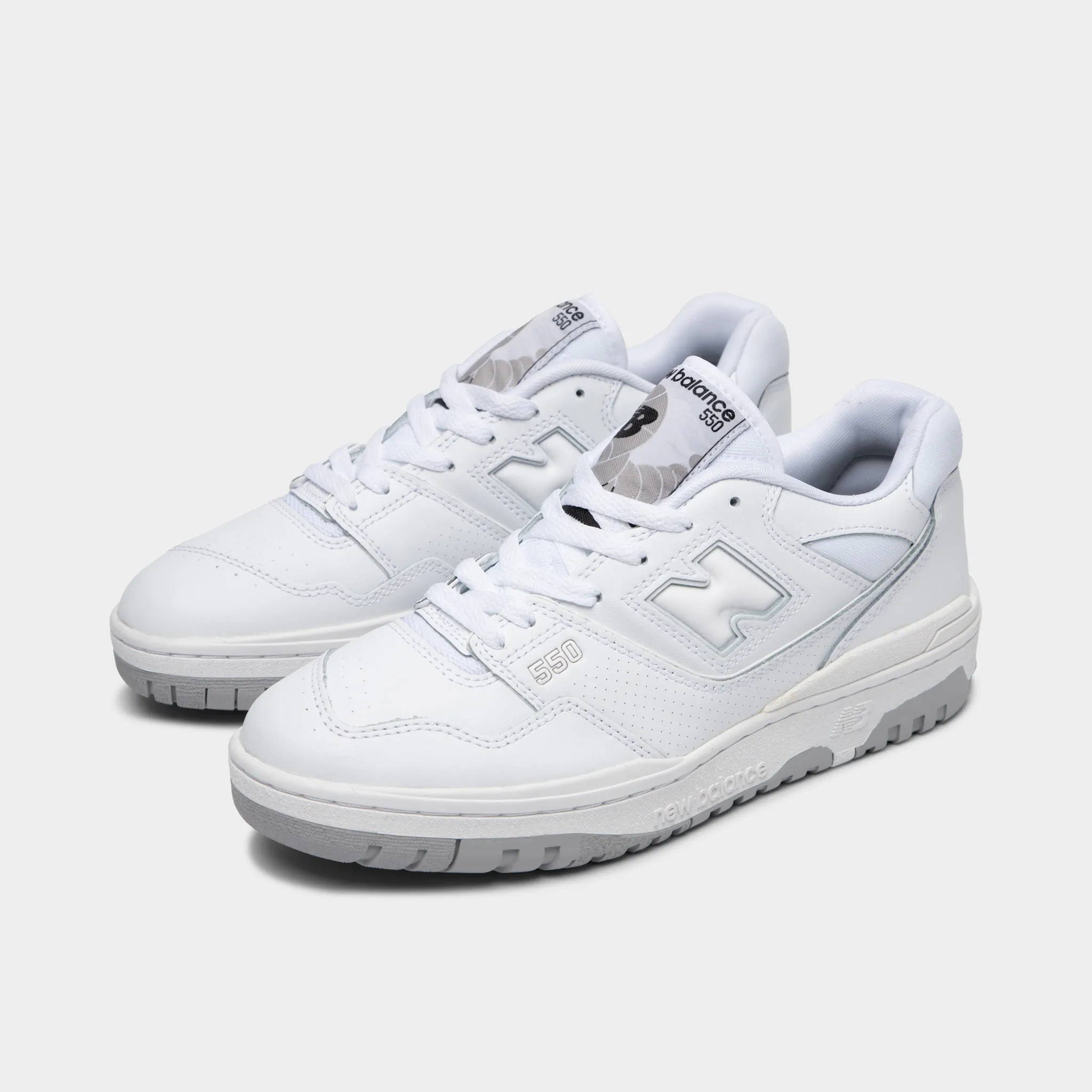 New Balance BB550PB1 White / White Torsion Plate Impact Resistant
