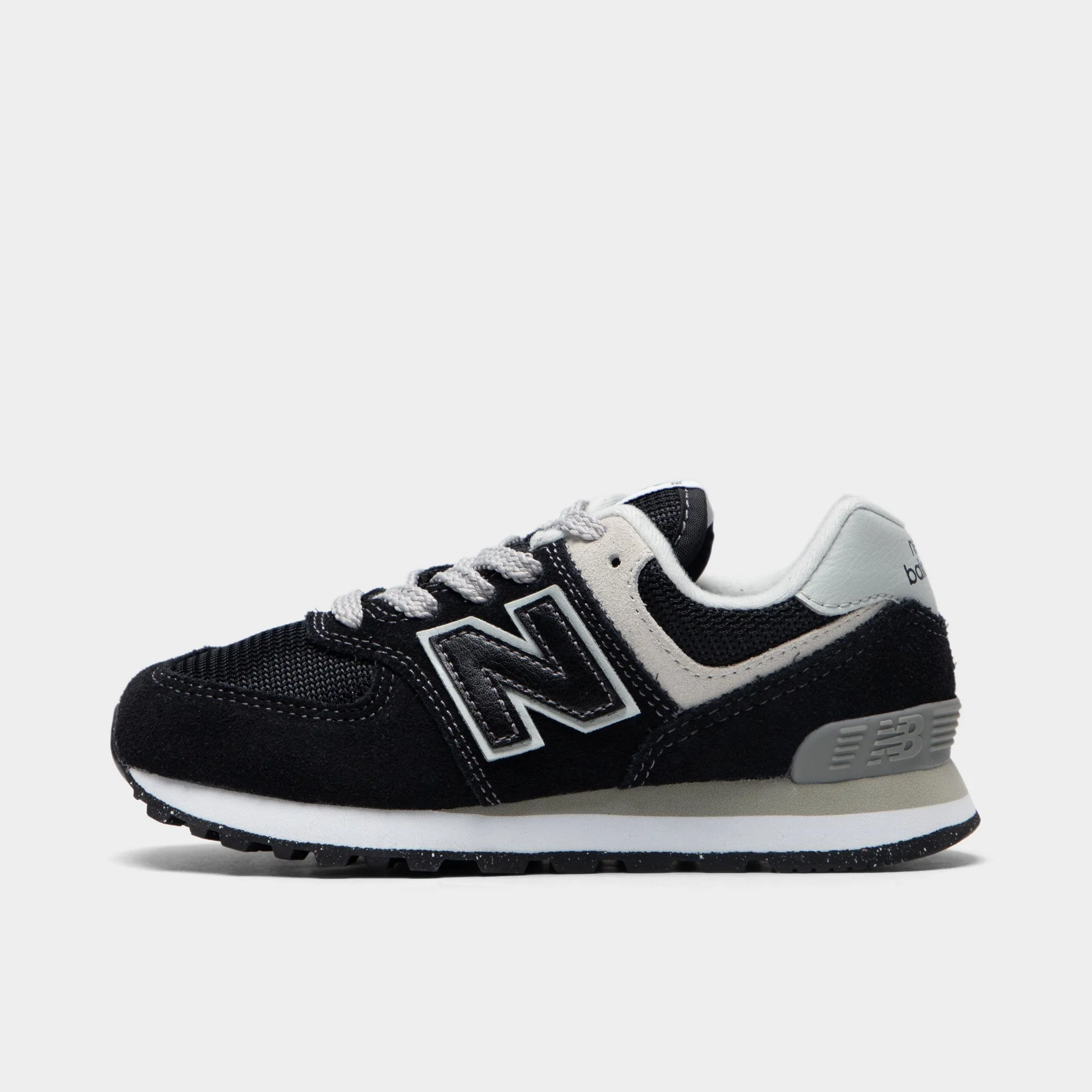 New Balance Children's 574 Black / White Lifestyle Trend