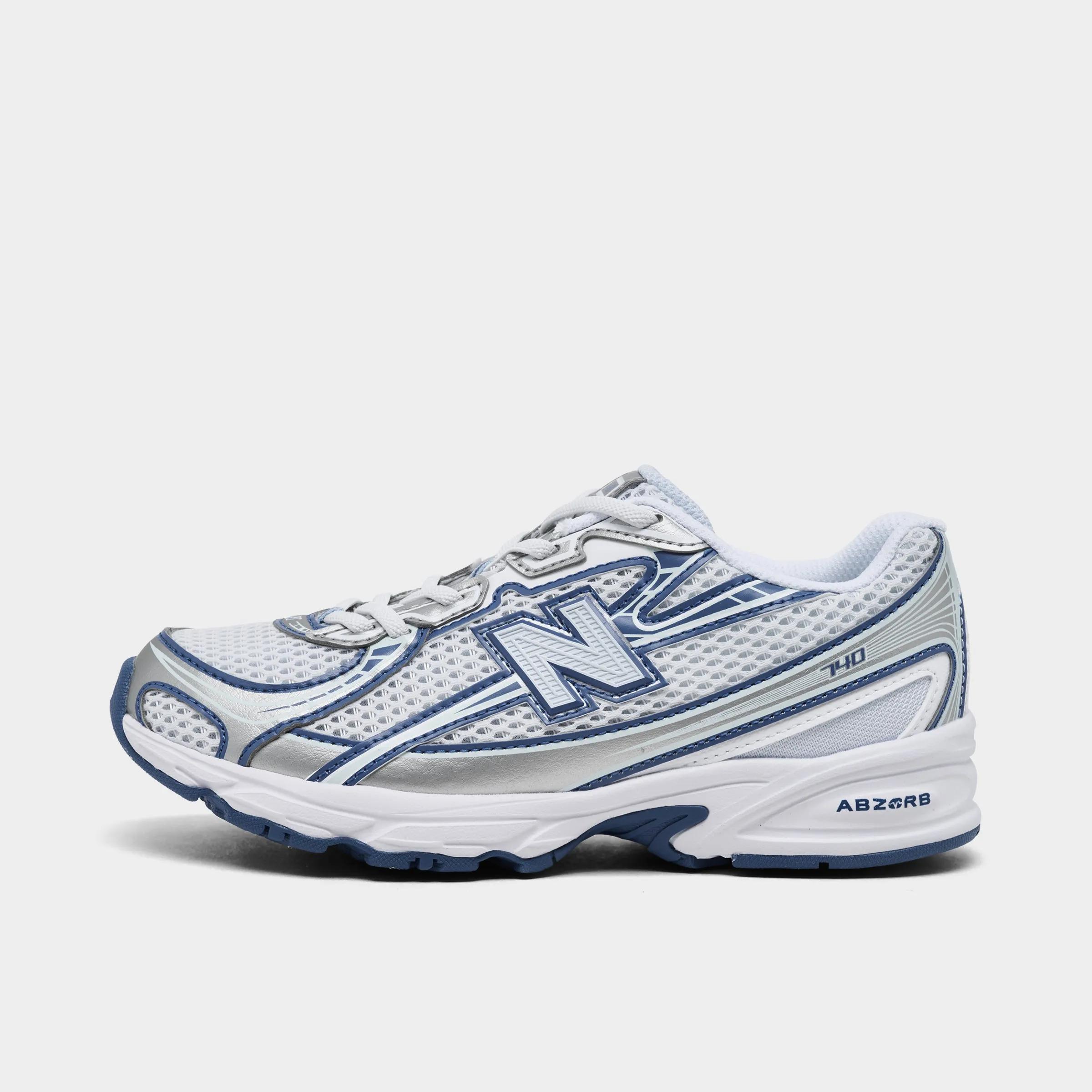 Speed Control Anti Fatigue Footbed New Balance Children's 740 White / Blue