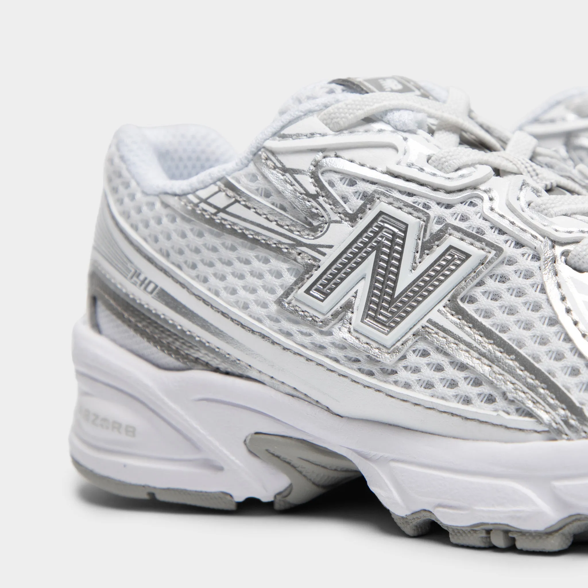 Sports Driven Sneaker Repairs New Balance Children's 740 White / Silver Metallic