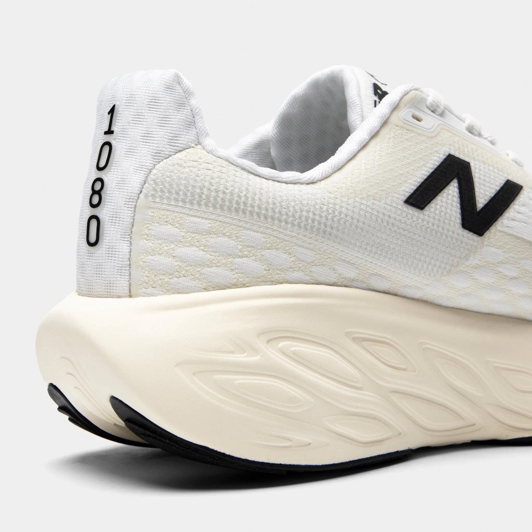 New Balance Fresh Foam 1080v14 White / Lime Leaf Rockered Sole