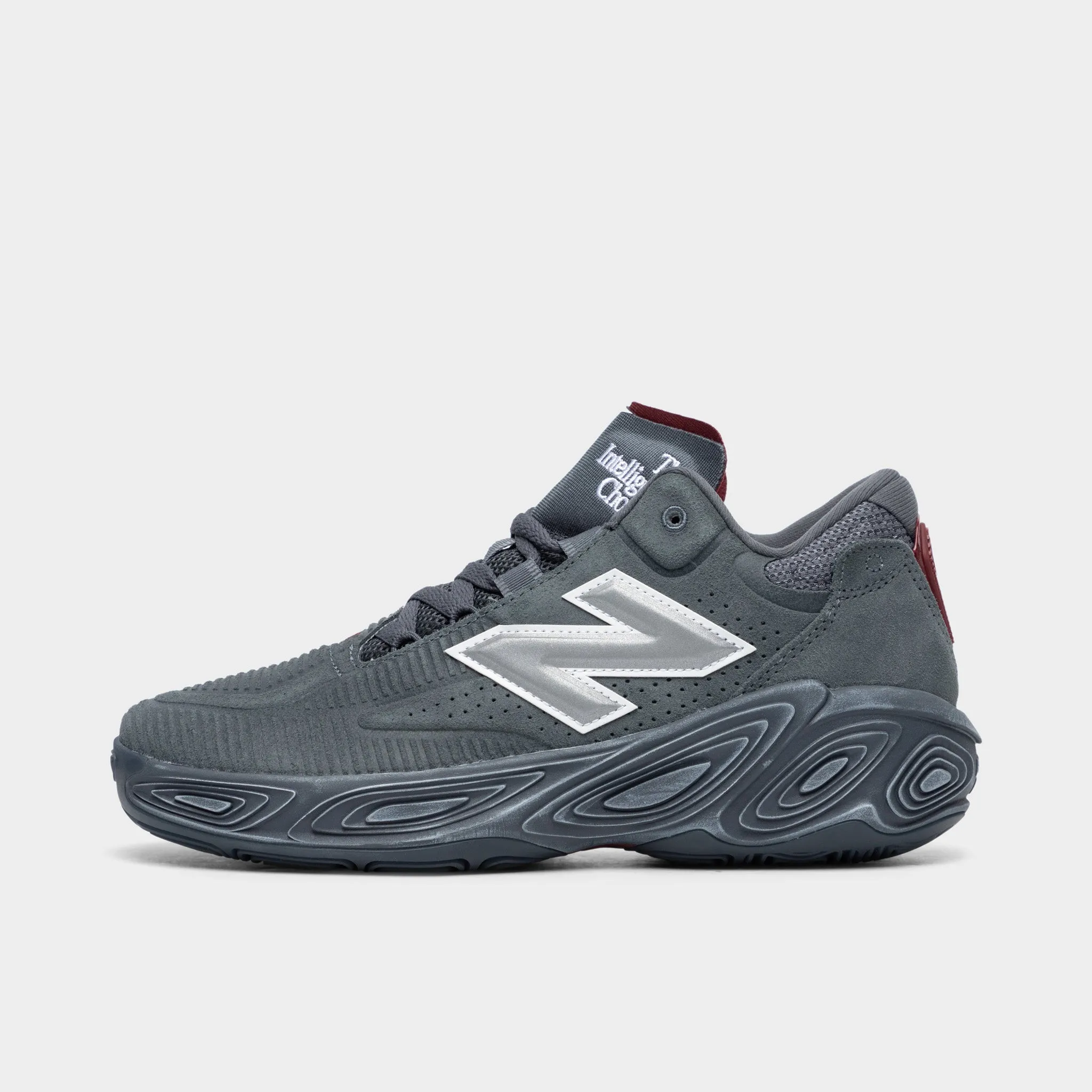 Comfort Fit New Balance Fresh Foam BB V2 Graphite / Titanium - Mercury Red